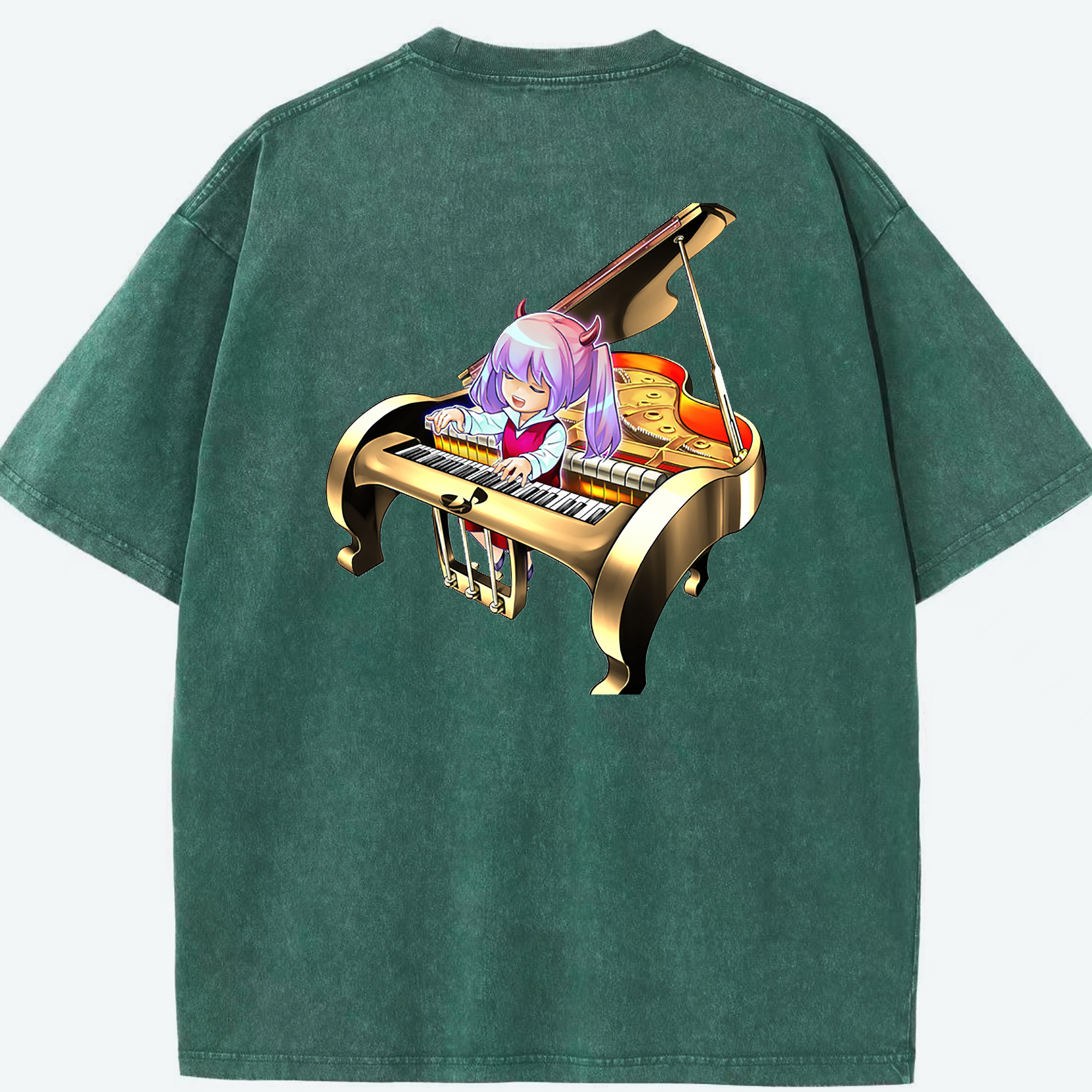 （画像用） 遊☆戯☆王 Yu-Gi-Oh! 綿100% ヴィンテージ風 半袖Tシャツ（背面プリント）